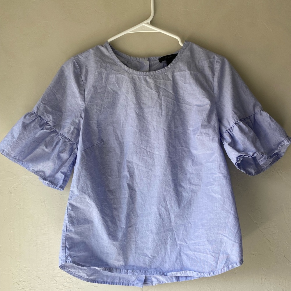 J Crew bell sleeve blouse
